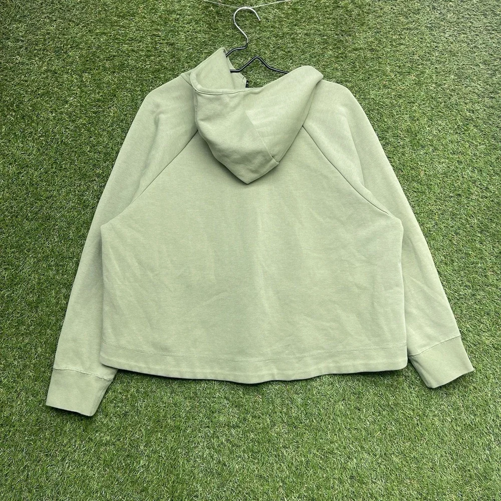 Nike Tech Fleece Hoodie Womens 1X XL CU4489-379 Sportswear Full-Zip Up Green